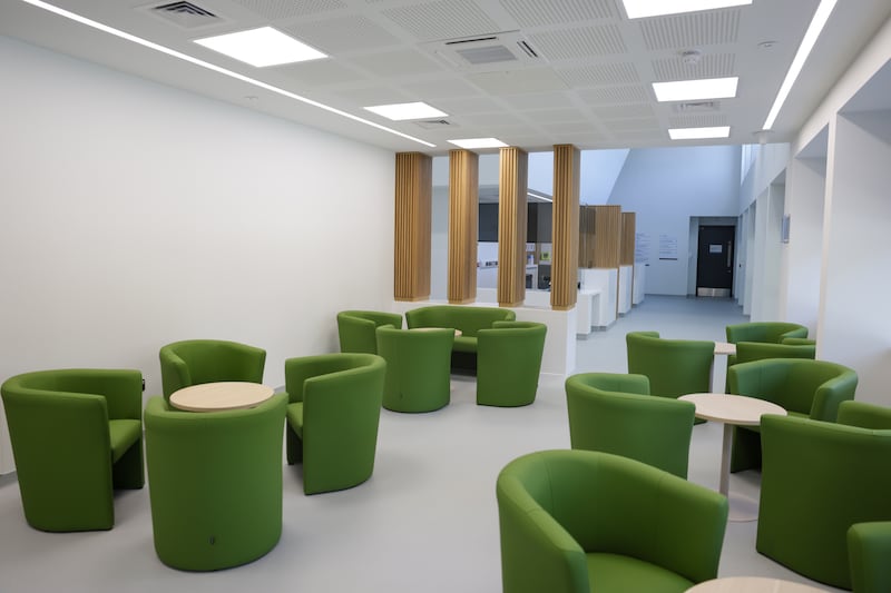 Waiting area at the new surgical hub in Swords.    Photograph: Enda O'Dowd/The Irish Times