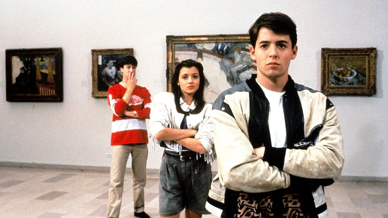 Ferris Bueller’s Day Off: Alan Ruck, Mia Sara and Matthew Broderick. Photograph: Paramount