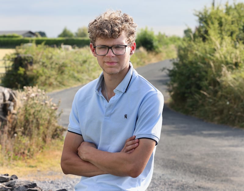 Jamie White (18): 'Most of the time I just kind of deal with it myself.' Photograph: Joe O'Shaughnessy
