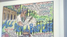 A self-portrait in prison is part of Orlando Smith’s art exhibition opening this weekend in SFMOMA.