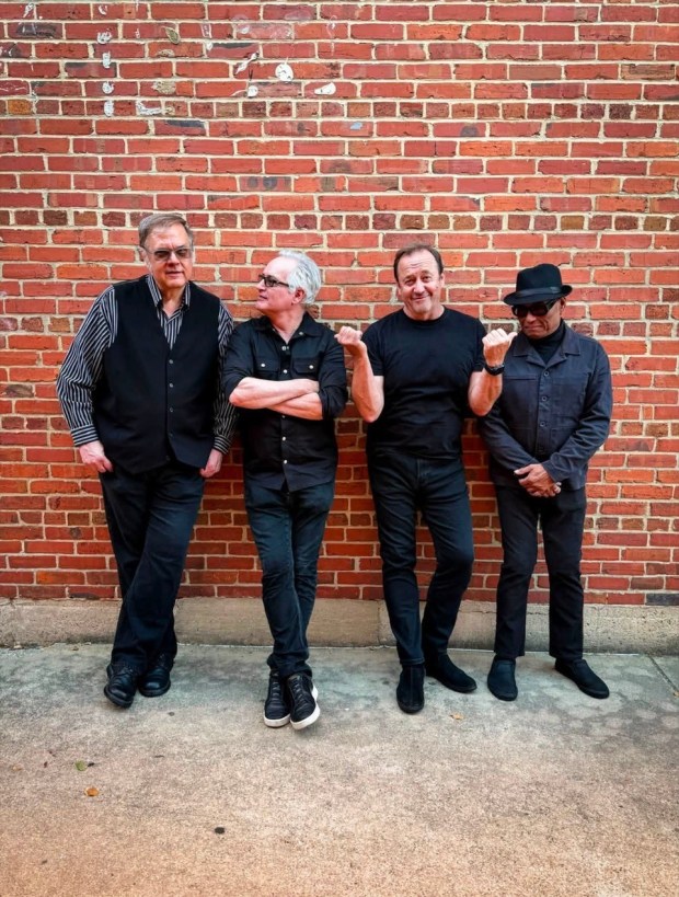 Wesley Stace with Jim Babjak, Mike Mesaros and Dennis Diken of The Smithereens. (The Smithereens)