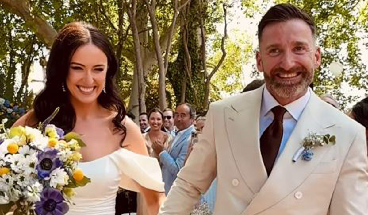 Paul Byrom and Cat McKeown have tied the knot. Pic: Paul Byrom Instagram