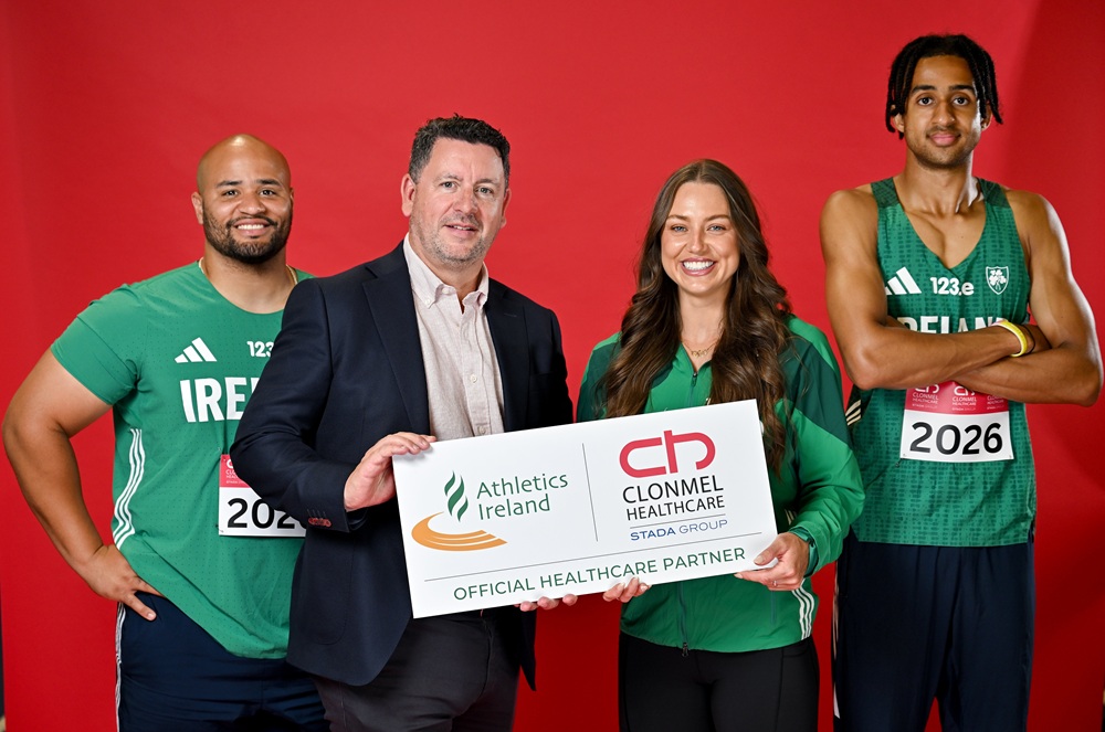 Clonmel Healthcare Announced as Official Healthcare Partner of Athletics Ireland