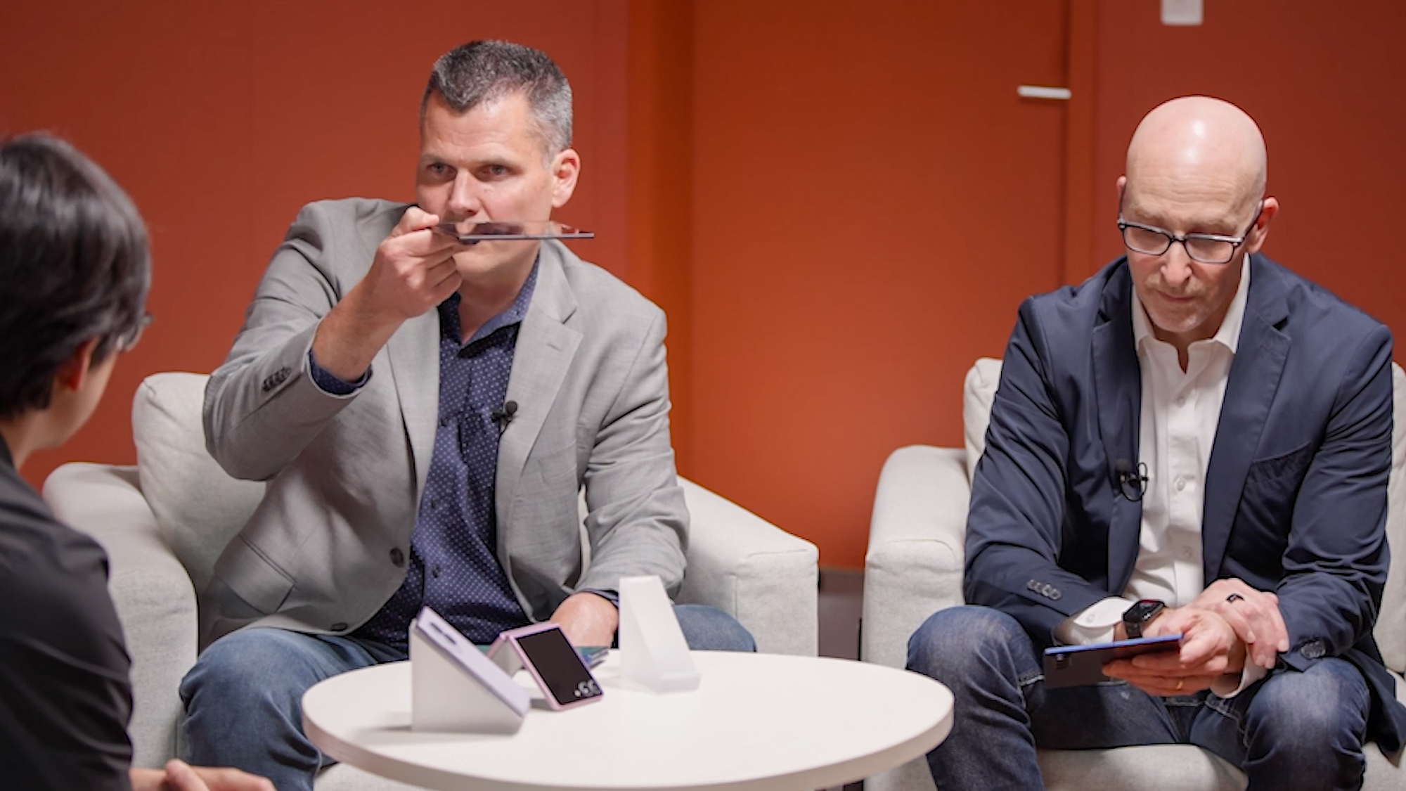 Mark Spoonauer interviews Samsung's Jay Kim about the launch of the Galaxy Z Fold 8, Fold 8 Ultra and Flip 8 for Tom's Guide