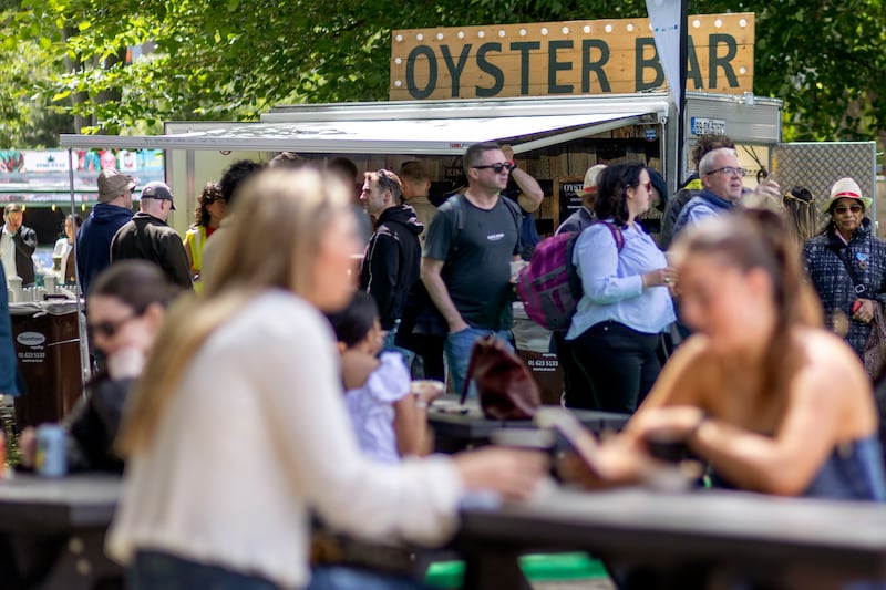 The King Sitric truck at the Taste of Dublin 2026 in Merrion Square. Photograph: Chris Maddaloni/The Irish Times