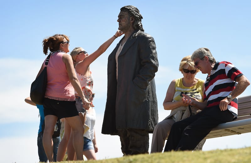 The Wanderer, by Sean Henry, when it was on show in Sydney. Photograph: William West/AFP via Getty