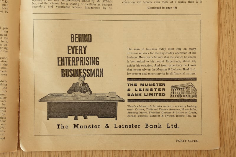 'Behind every enterprising businessman...' 
Photograph: Alan Betson/The Irish Times

