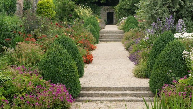 Altamont’s walled garden in Co Carlow, managed by Robert Miller. Photograph: Richard Johnston