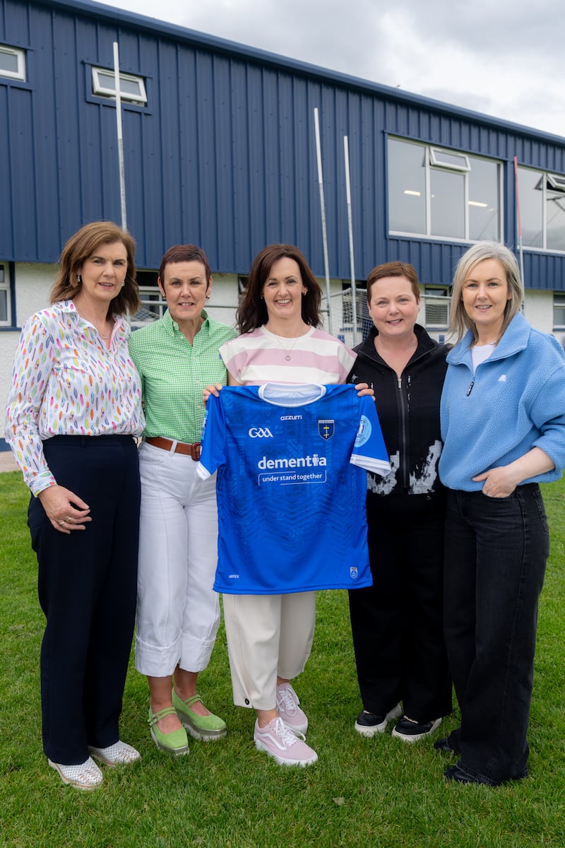 The five McCague sisters: Nuala Smyth, Paula McGonnell, Emma Flanagan, Martha MacCinna and Freda McCague. Photograph: Taller Stories