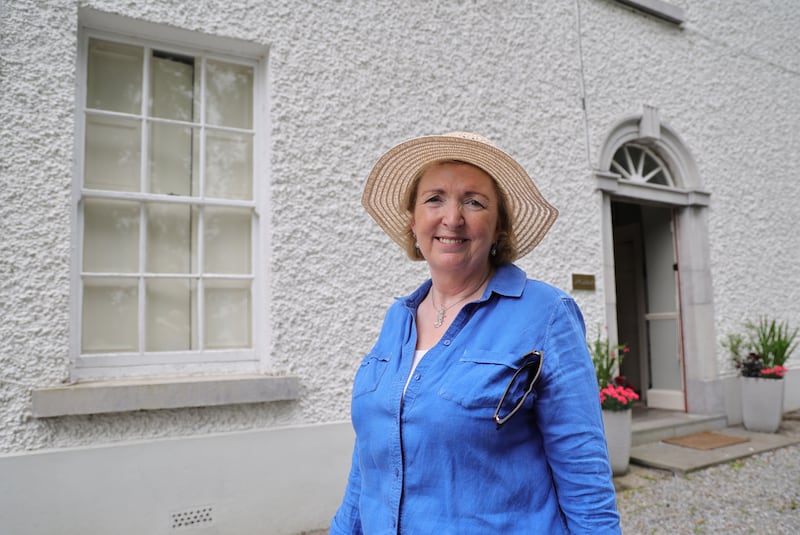 Dr Ina Kelly has wooden shutters on her windows that she closes over when the sun is especially hot. Photograph: Bryan O’Brien/The Irish Times  