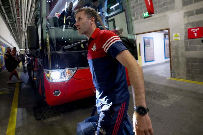 GAA All-Ireland Senior Hurling Championship Semi-Final, Croke Park, Dublin 4/7/2026 
Galway vs Cork  
Cork's manager Ben O'Connor arrives ahead of the match
Mandatory Credit ©INPHO/Ryan Byrne