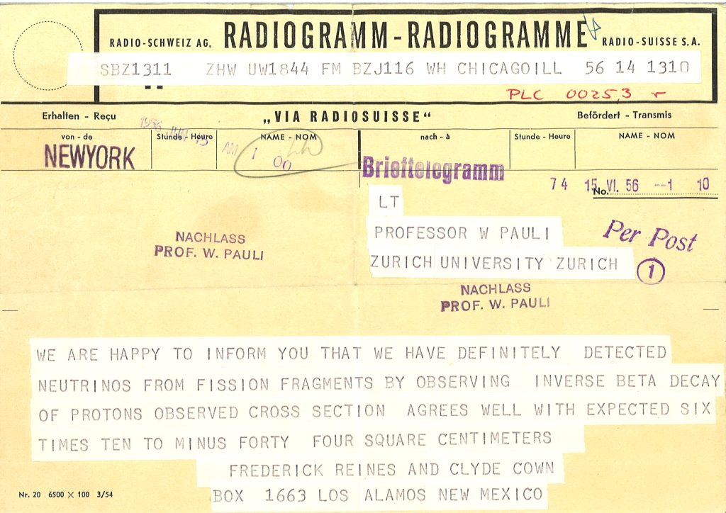 The puzzle of neutrinos, seventy years on – Home