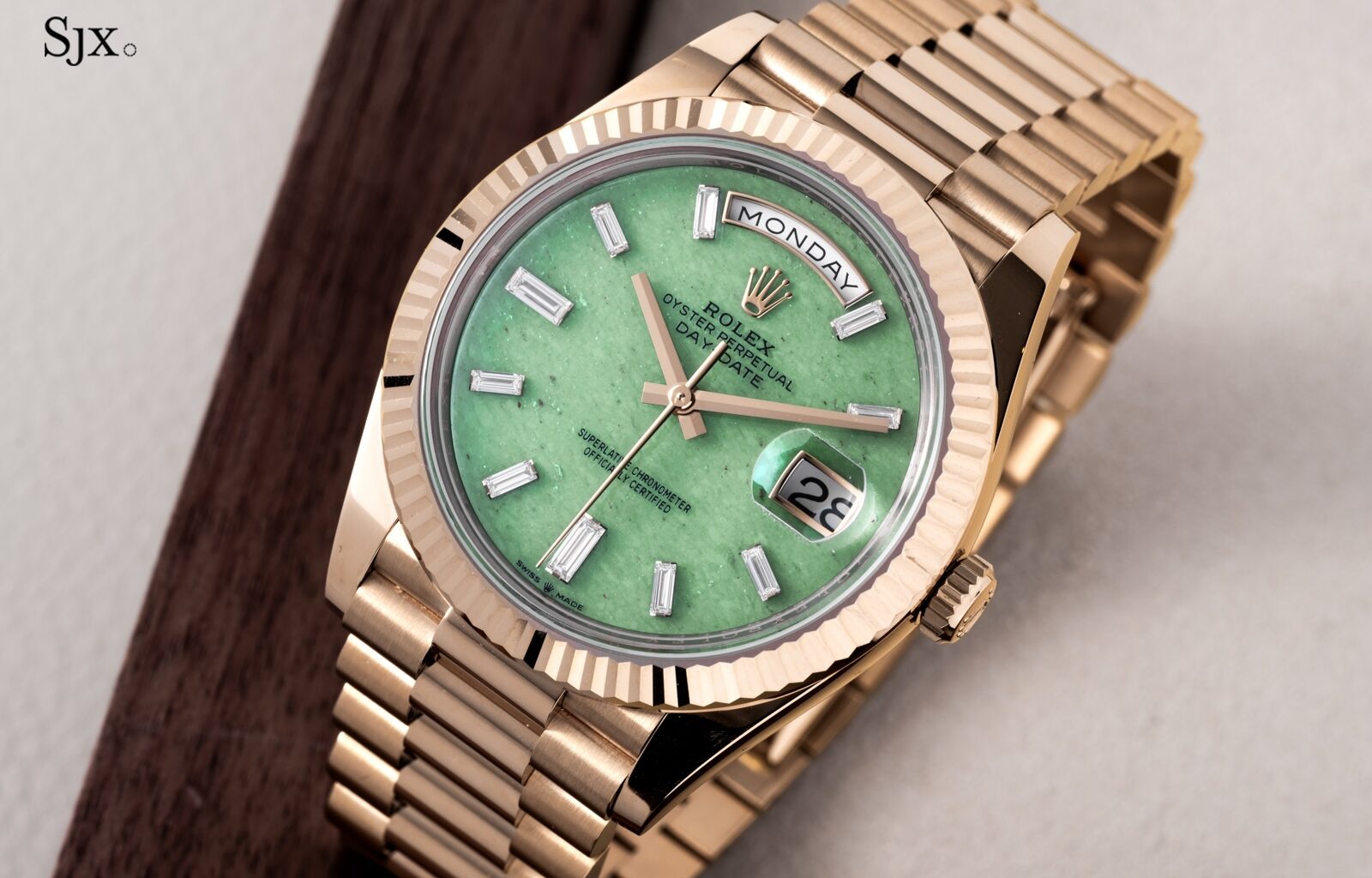 Hands On: Rolex Day-Date 40 Jubilee Gold