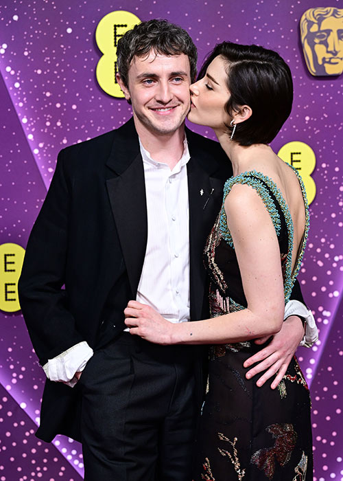 Paul Mescal and Gracie Abrams, 79th BAFTA British Academy Film Awards. Pic: Shutterstock