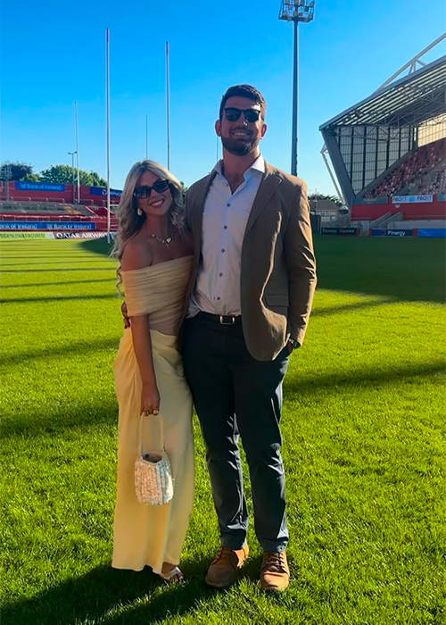 Aisling Kleyn with her husband Jean Kleyn. Pic: Aisling Kleyn/Instagram