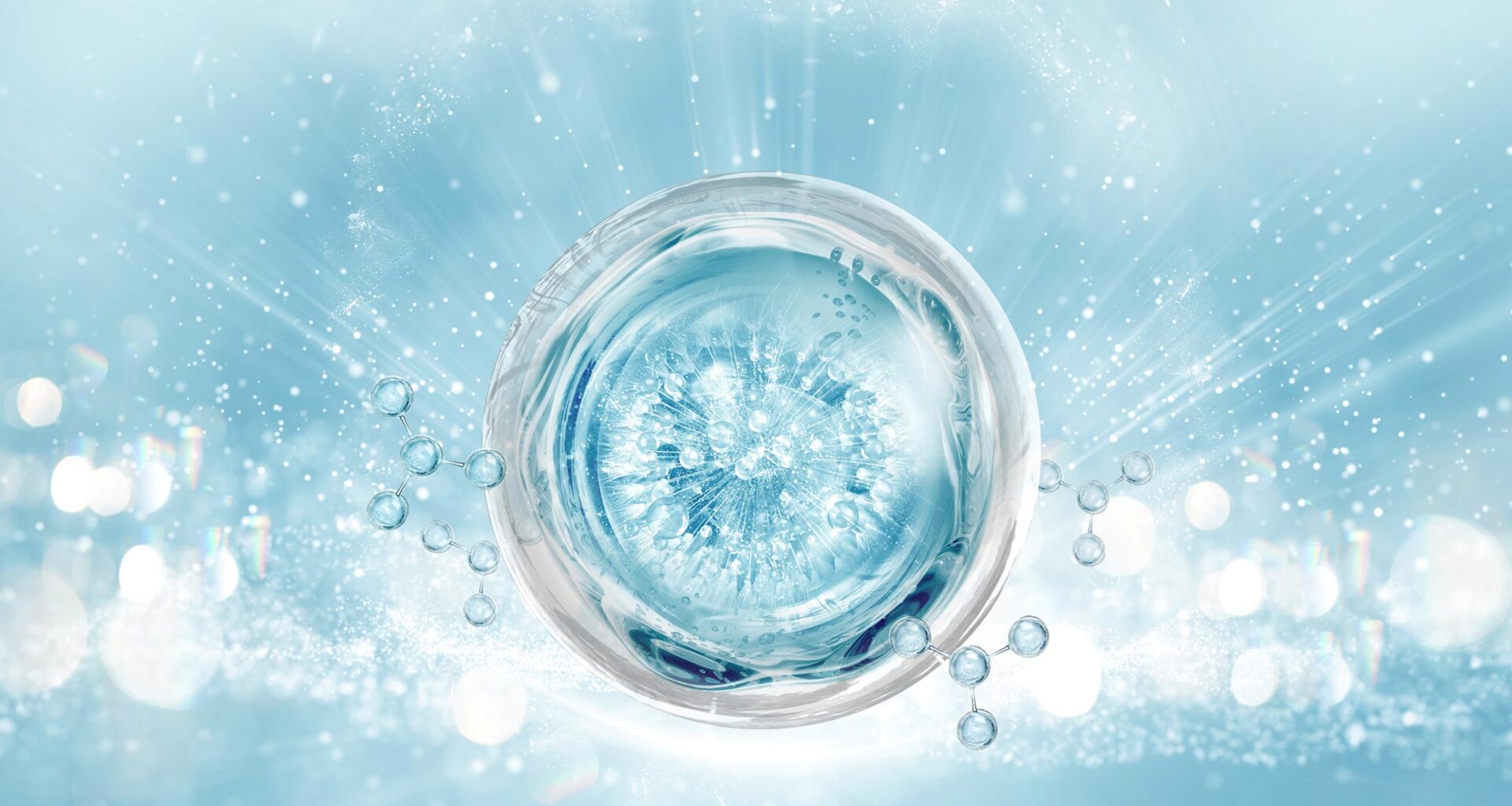 Serum Molecule Cosmetic Product