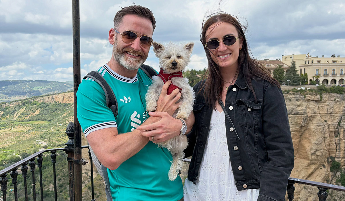 Paul Byrom and Cat McKeown. Pic: Instagram