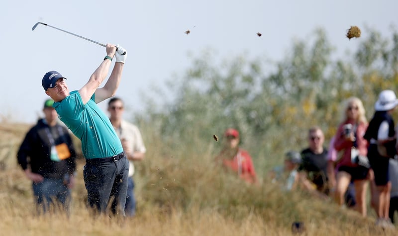 Stuart Grehan in action during the second round of the Open Championship at Royal Birkdale. Photograph: Adam Vaughan/EPA