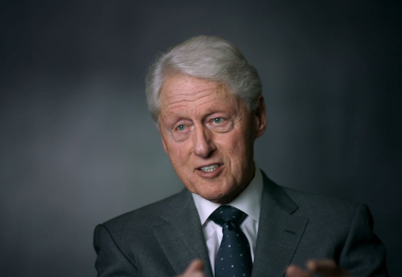 Former US president Bill Clinton gives his view on The Irish Question. Photograph: RTÉ