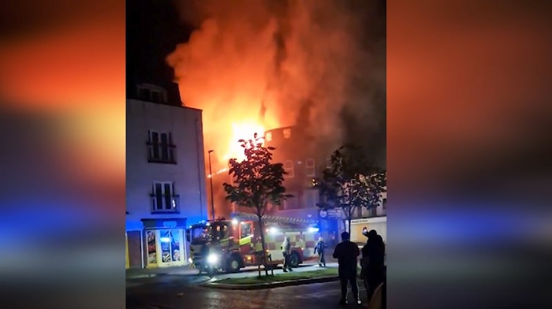 Screengrab Longford Fire for video tile