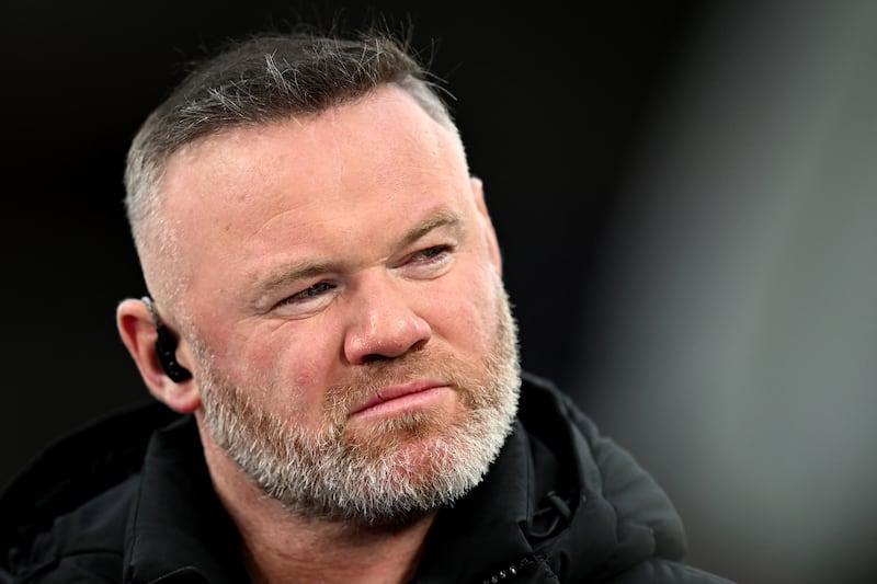 Wayne Rooney does not always look comfortable in front of a camera, but his analysis is good. Photograph: Paul Ellis/AFP via Getty Images
