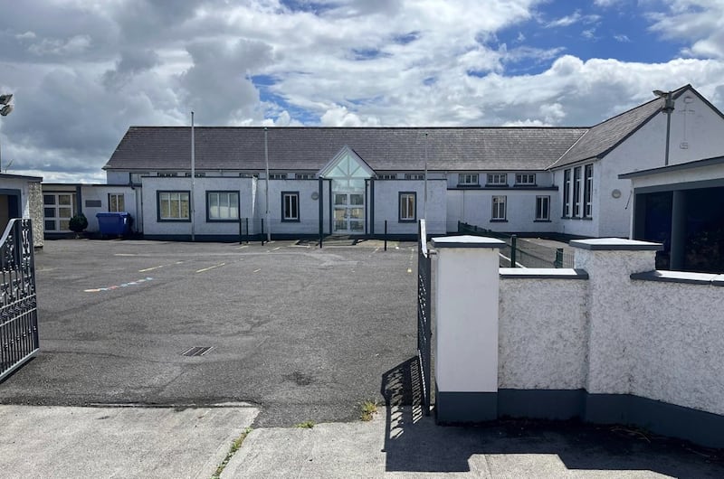 The site of the former CBS primary school on Patrick’s Street, Portarlington, Co Offaly where Liam Coughlan taught. Photograph: Colm Keena/The Irish Times