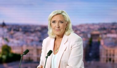 Le Pen declares French presidential candidacy after court shortens sentence for misappropriating funds – The Irish Times