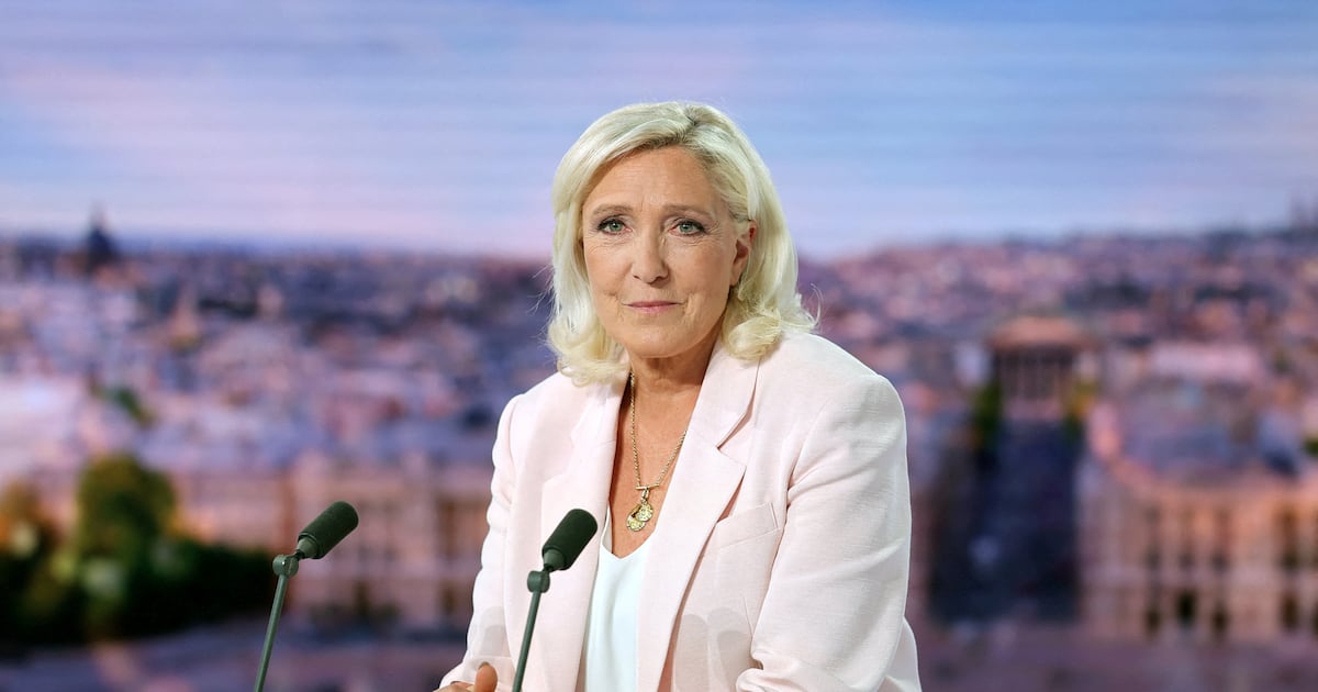 Le Pen declares French presidential candidacy after court shortens sentence for misappropriating funds – The Irish Times