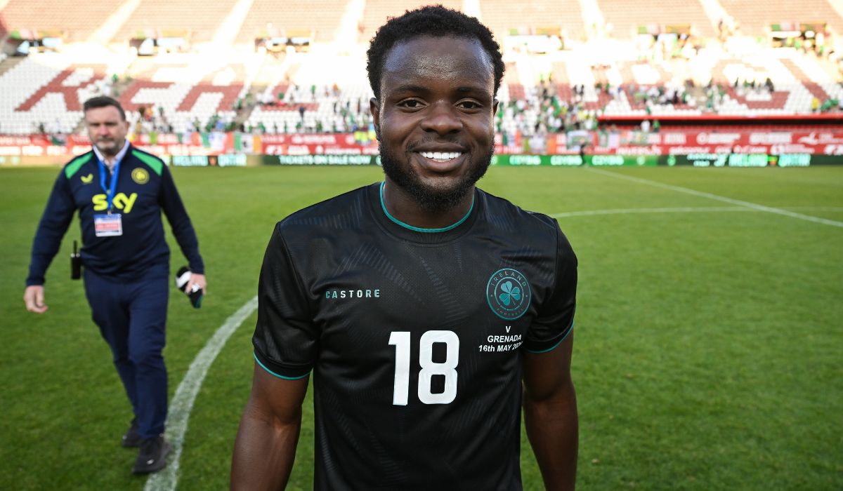 Millenic Alli after playing a match for the Republic of Ireland. Pic: Stephen McCarthy/Sportsfile
