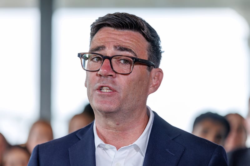 Incoming British prime minister Andy Burnham gives a speech on Gravesend Town Pier, as he makes his first official visit as Labour leader last week. Photograph: Dan Kitwood/Getty Images