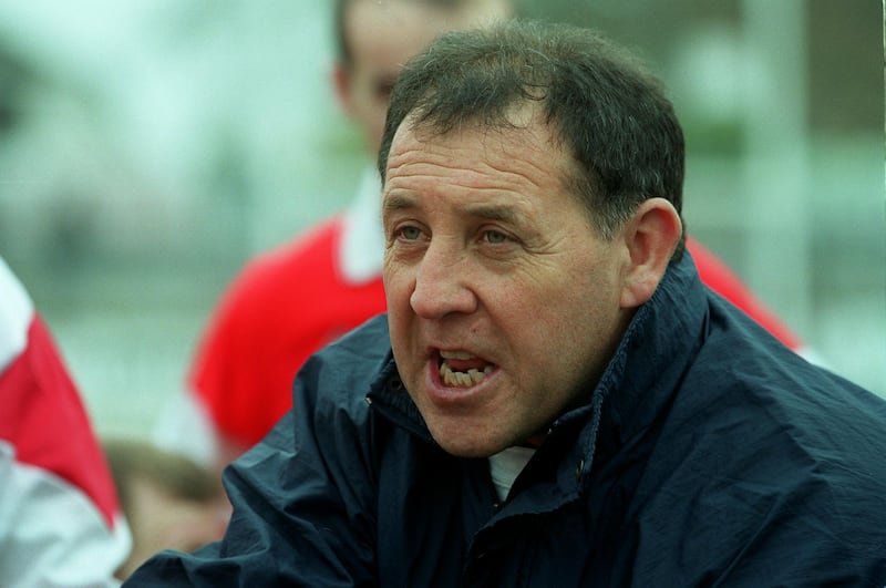 Derry manager Eamonn Coleman in 1999. Photograph: Billy Stickland/Inpho
