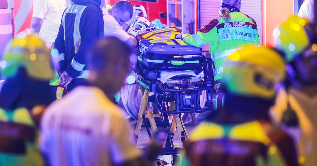 German police launch manhunt after van drives into Berlin Pride crowd – The Irish Times