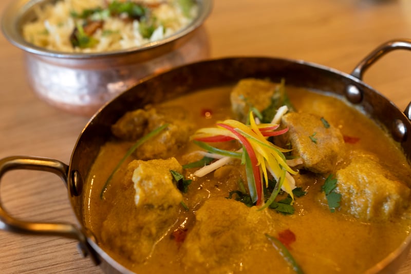 Thanjavur lamb curry at Dosa Dosa restaurant in Rialto, Dublin 8. Photograph: Chris Maddaloni
