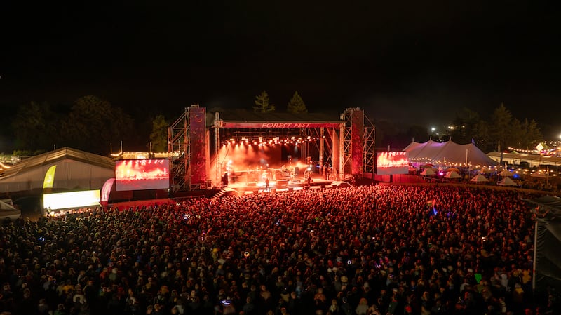 James performing at Forest Fest 2026. Photograph: Rocket Science Media
