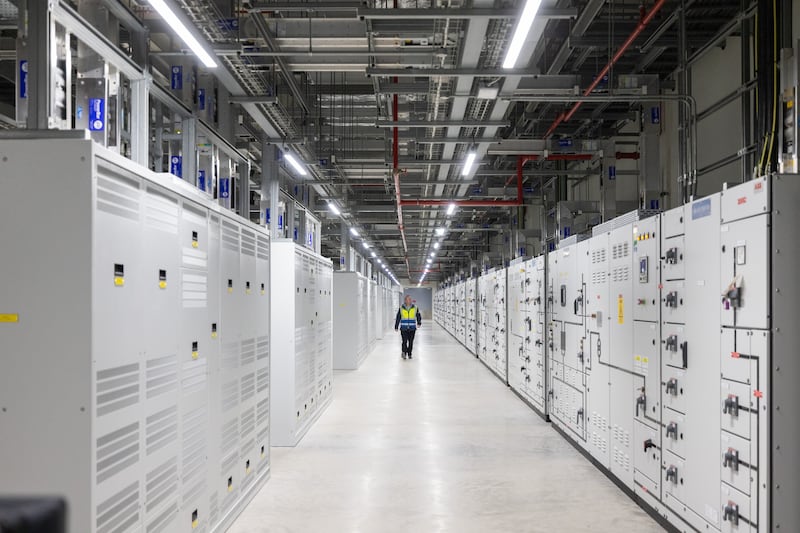 Data centres place a significant strain on Ireland's electricity grid. File Photograph: Naoise Culhane