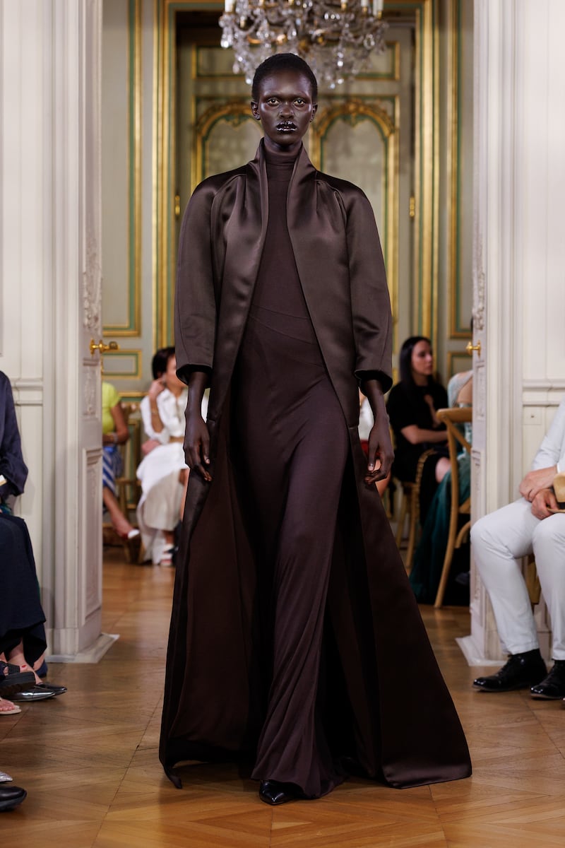 A look by Michael Stewart for his debut collection Standing Ground. Photograph: Ik Aldama