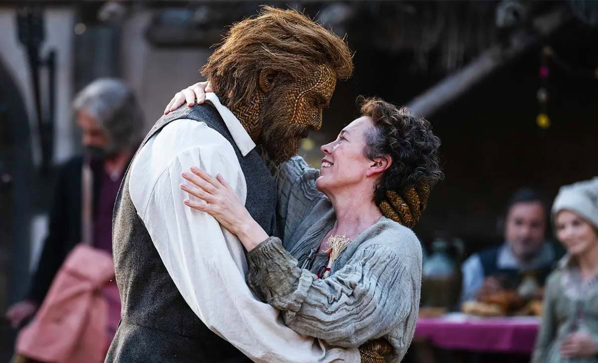 Olivia Colman falls for Alexander Skarsgård's wicker man in trailer for fantasy comedy Wicker