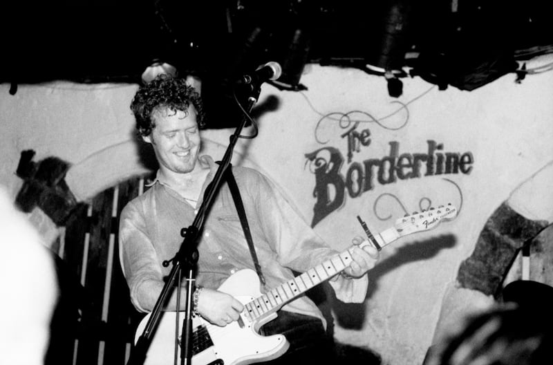 Glen Hansard on guitar and vocals for rock band The Frames at The Borderline, London, 2001. Photo: Richard Ecclestone/Redferns