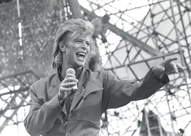 David Bowie at Slane, July 1987. Photograph: Dermot O'Shea