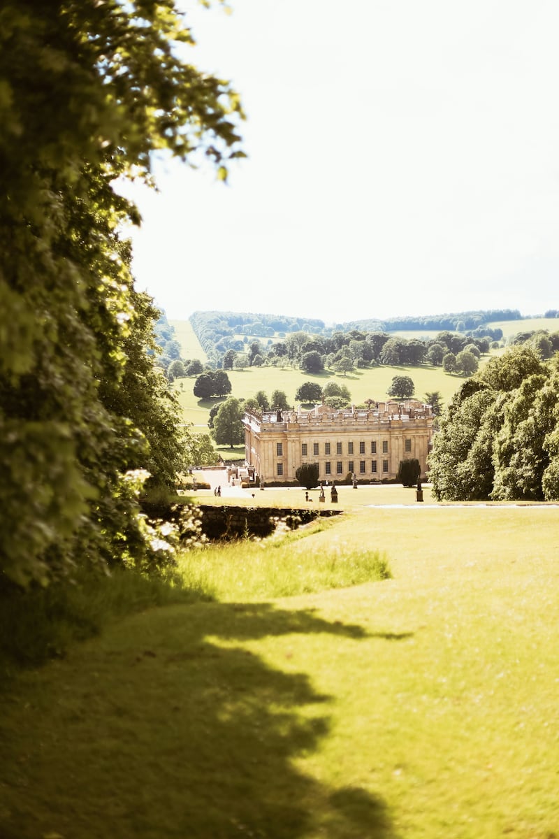 Chatsworth House in Derbyshire