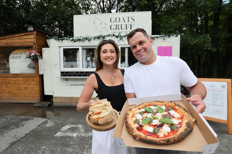 Ciara and Brian Kennedy, owners of the Goats Gruff in Dublin. Photograph: Alan Betson