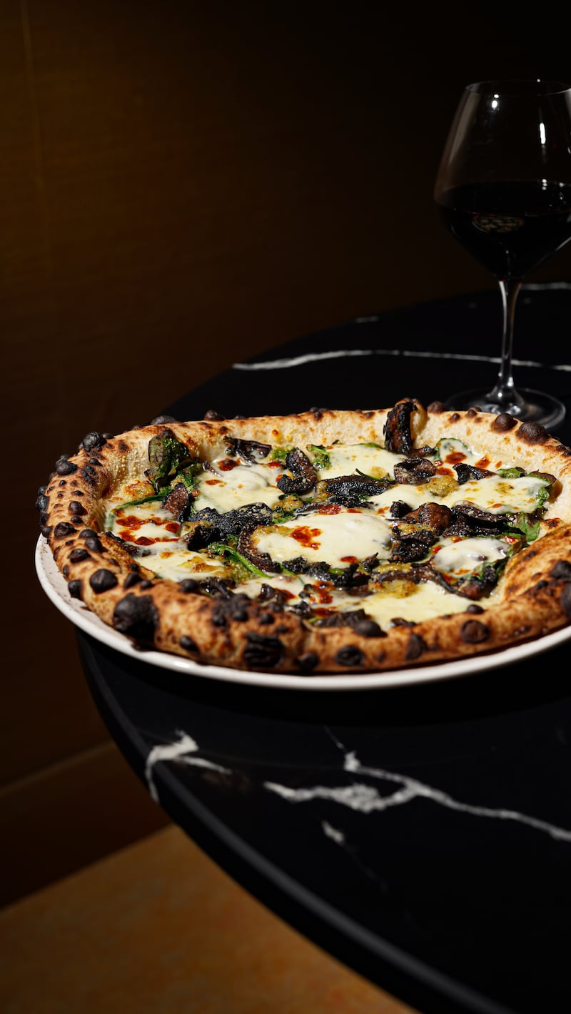 Mushroom and taleggio pizza from Otto, Sligo