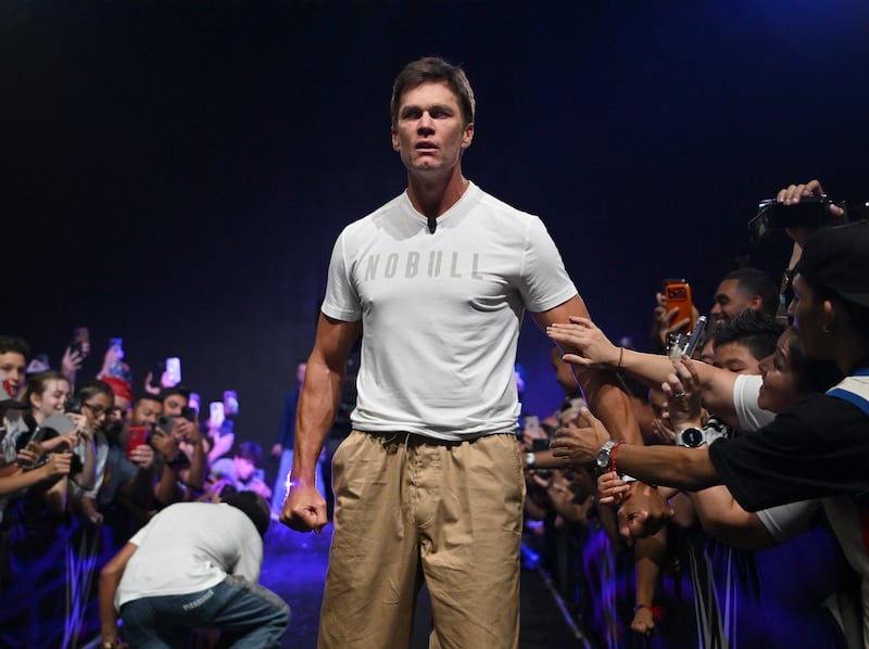 Tom Brady attends Fanatics Fest 2026 in New York City on July 18th. Photograph: Bryan Bedder/Getty Images for Fanatics