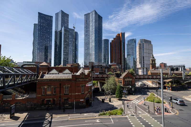 Manchester's skyline. Photograph: James Speakman/PA Wire