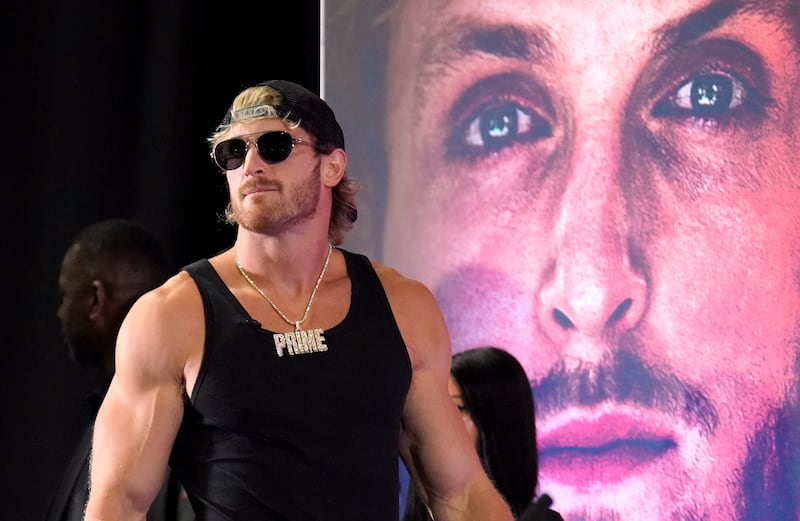 Logan Paul spoke at the event