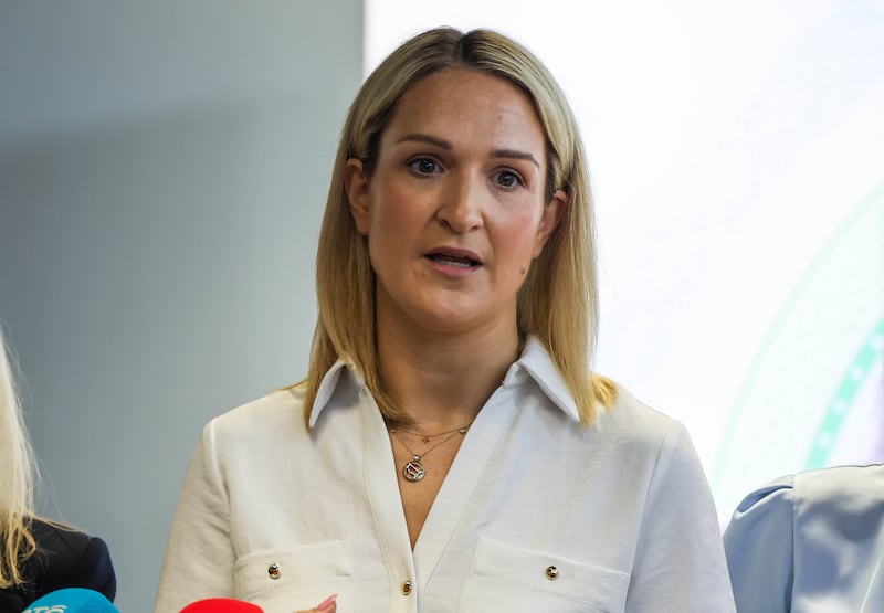Minister for Foreign Affairs Helen McEntee said EU ministers will meet with Gulf counterparts on Monday to discuss situation. Photograph: Colin Keegan/Collins