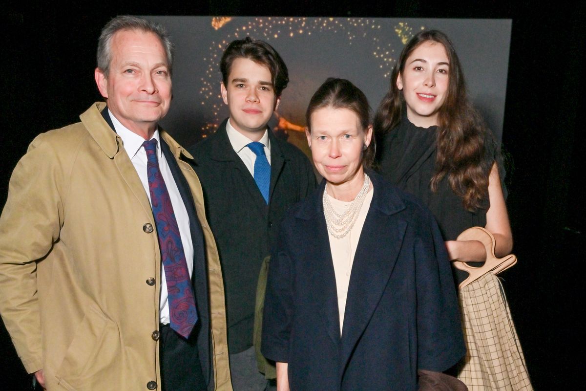 Daniel Chatto, Samuel Chatto, Lady Sarah Chatto and Eleanor Ekserdjian