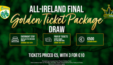 All Ireland Golden Ticket Package Draw