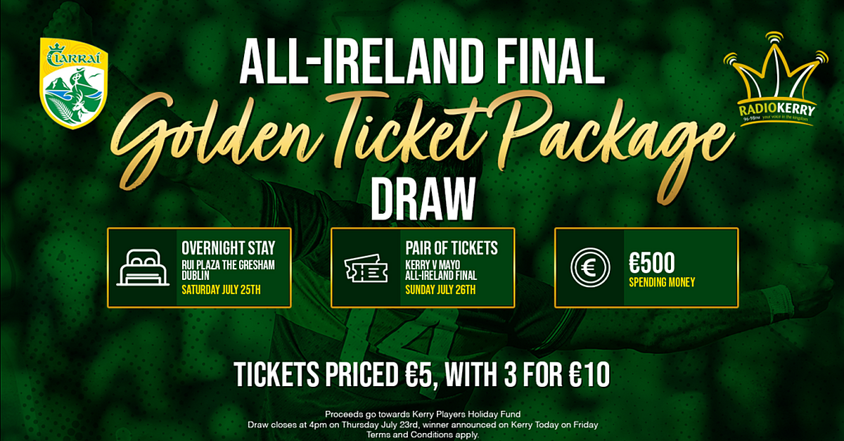 All Ireland Golden Ticket Package Draw