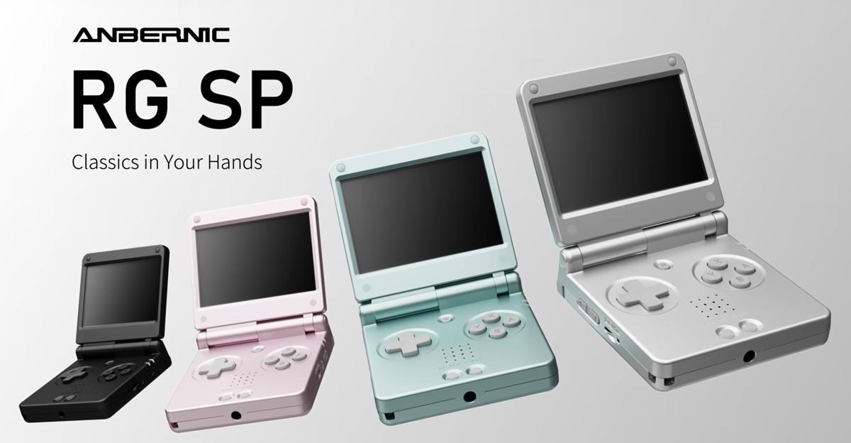 Anbernic refreshed and slimmed its Game Boy Advance SP.